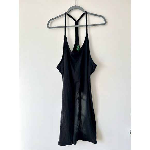 NEW J. Crew Relaxed Tank Dress in Slub Cotton in Black - Picture 5 of 8